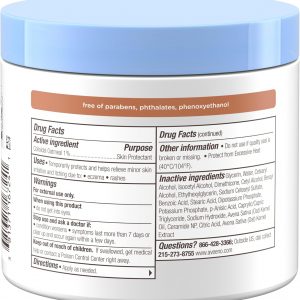 Aveeno Baby Eczema Therapy Nighttime Body Balm, Moisturizing Eczema Treatment, Ceramides, Triple Oat Complex, Soothes Dry, Itchy Skin, Hypoallergenic, Fragrance & Steroid Free, 11oz