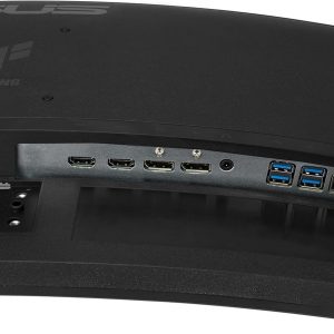 ASUS TUF Gaming VG34VQ3B – Monitor curvo ultraamplio de 34” – 21:9 QHD (3440x1440), 180Hz, 1ms, Extreme Low Motion Blur Sync, FreeSync Premium, altavoces, 90% DCI-P3, DisplayWidget Center, garantía de