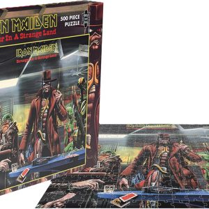 Rocksaws Iron Maiden Stranger in A Strange Land - Rompecabezas de 500 piezas, con licencia oficial de Rock N Roll Band coleccionable, rompecabezas para fanáticos, adultos, personas mayores y amantes