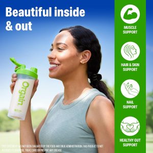 Orgain Protein Powder + Collagen, Creamy Chocolate Fudge - 25g of Protein, 10g Collagen Peptides, Type I & III, 1B CFU Probiotics, Supports Hair, Skin, Nail, Joint & Gut Health, Gluten Free - 1.6lb