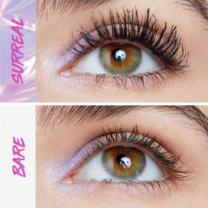 Maybelline The Falsies Surreal Extensions - Máscara de pestañas impermeable, voluminizadora, alargamiento de pestañas, muy negro, 1 unidad