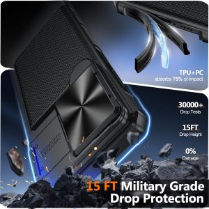 Funda magnética para Samsung Galaxy S26 Ultra, [funda deslizante para cámara con soporte] [compatible con Magsafe] [protección de grado militar] a prueba de golpes para Galaxy S26 Ultra, color