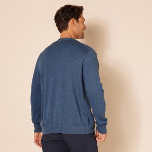Amazon Essentials - Suéter tipo cárdigan de algodón para hombre