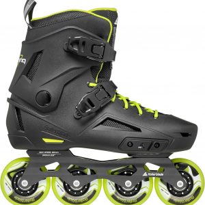 Rollerblade Lightning Men's Urban Inline Skate, Black and Lime