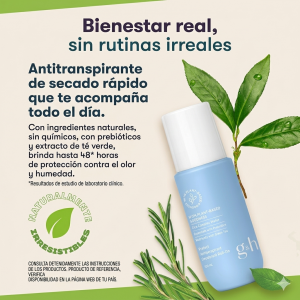 🛡️ Desodorante y Antitranspirante Roll-On – Protección hasta 48 horas 100 ml – Fórmula vegana, natural y eficaz.