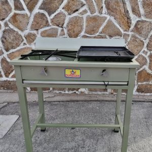 Estufa Duragas 2 hornillas + plancha