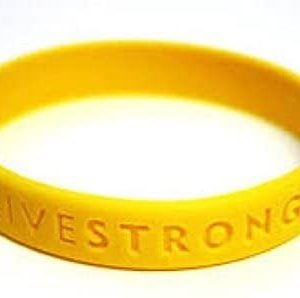 LiveStrong Live Strong Yellow Bracelet Wristband 2 Pack of Size Adult 8 inch L/xl
