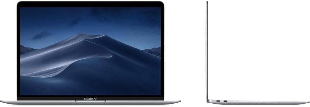 Apple Mid 2019 Apple MacBook Air with 1.6GHz Dual-Core Intel Core i5, 13-inch, 16GB RAM, 256B SSD Silver (Renewed)