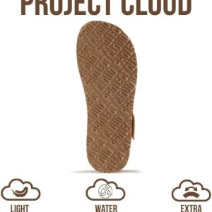 Project Cloud 100% Genuine Leather Platform Sandals For Women - Memory Foam Insole Slip Resistant Chunky Womens Sandals with adjustable straps - Wedge Sandals for Women 2026 (Bronzestar)