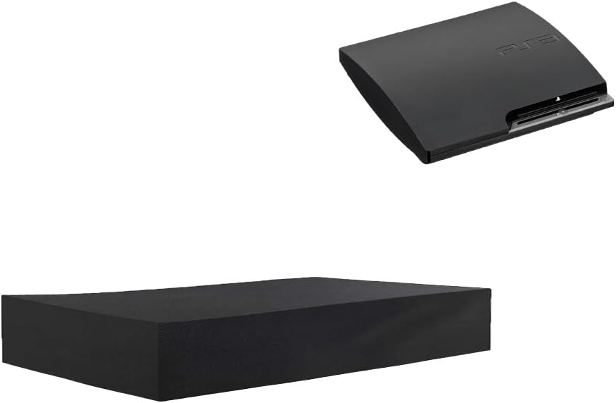 Dust Cover for PS3,Scratch-Resistant, Waterproof Protective Case Cover for Playstation 3 Consoles (black)
