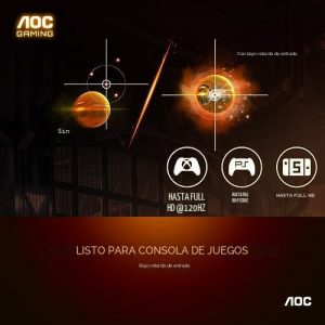 AOC Q27G3XMN - Monitor para juegos QHD de 27", 2560x1440, Mini LED, 180Hz 1ms GtG, HDR 1000, sRGB 137.5%, HDMI 2.0 x 1, DisplayPort 1.4 x1, sincronización adaptativa, 3 años sin píxeles brillantes