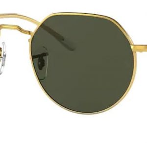 Ray-Ban Jack RB3565 Rounded Hexagonal Sunglasses for Men for Women +BUNDLE with ACCESSORY EYEWEAR KIT