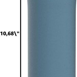 Owala - Botella de agua FreeSip de acero inoxidable con aislamiento, sin bisfenol A, incluye sorbete, para deportes y viajes, 24 oz, Denim