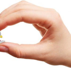 Funko Bitty Pop! Jurassic Park: Mr. DNA, Dilophosaurus Fossil, Dennis Nedry y Dilophosaurus, con una figura 1 en 6 de oportunidad para una sorpresa – 0.9 pulgadas (0.9 in) coleccionable – Idea de regalo – Decoración para pastel