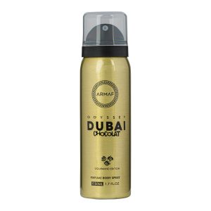 Armaf Odyssey Dubai Chocolat - Gourmand, Sweet, Woody - Set de regalo de 4 piezas para unisex (Eau de Parfum de 3.4 oz + gel de ducha de 3.4 oz + spray corporal de 1.7 oz + champú de 8.4 onzas)