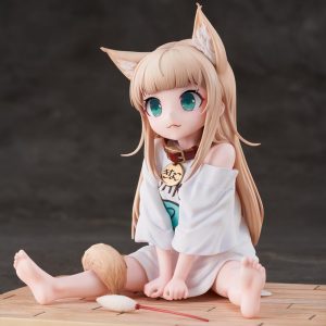 QAHEART Kinako Figuras de Kinako, figura de pintura original, lindo gato, belleza, niña, ilustración, anime, figura de acción, 5.5 in