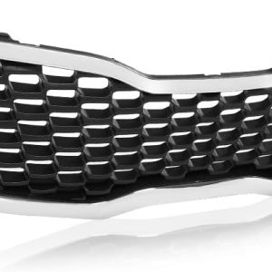 CHEDA Parachoques Delantero Rejilla Superior Ensamble Cromado Compatible con Kia Forte SX/EX/LX 2014-2016 KI1200156, 86350A7500, 86350-A7500