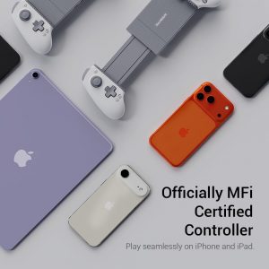 GameSir G8 Plus MFi Phone Controller for iPhone 15/16/17/iPad Mini & Android (USB-C), Officially MFi Certified- Ergonomic Grip, Play Call of Duty,Stream Xbox, 2 Pro Back Buttons