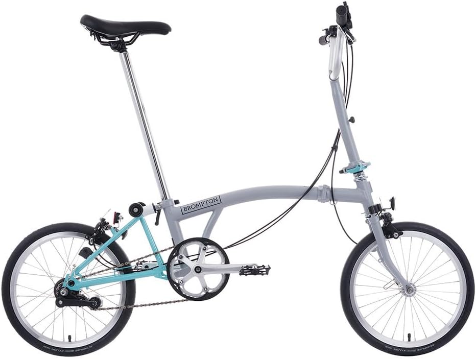 Brompton Folding Commuter Bike A Line 3-Speed | Compact, Lightweight, Urban Bike for Adults