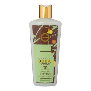 Armaf Odyssey Dubai Chocolat - Gourmand, Sweet, Woody - Set de regalo de 4 piezas para unisex (Eau de Parfum de 3.4 oz + gel de ducha de 3.4 oz + spray corporal de 1.7 oz + champú de 8.4 onzas)