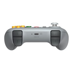8BitDo 64 Bluetooth Controller for Analogue 3D, Switch, Switch 2, Windows, and Android (Grey)