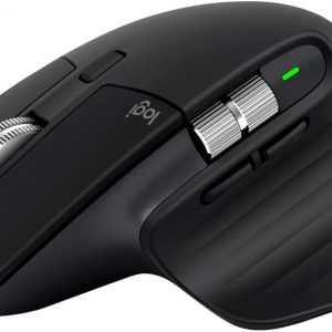 Logitech MX Master 3S - Wireless Performance Mouse with Ultra-Fast Scrolling, Ergo, 8K DPI, Track on Glass, Quiet Clicks, USB-C, Bluetooth, Windows, Linux, Chrome (Black)