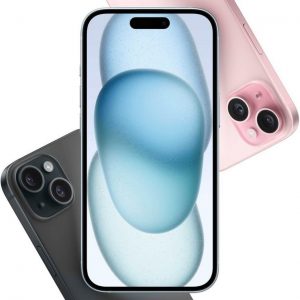 Apple iPhone 15 Plus, 128 GB, negro, desbloqueado (reacondicionado)