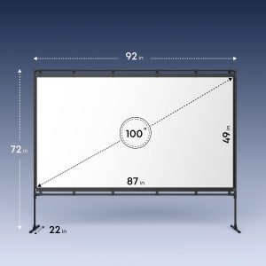 Proyector Nebula Capsule 3 (renovado) con pantalla de 100 pulgadas