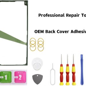 Pantalla OLED para Samsung Galaxy S23 Ultra 5G Reemplazo de pantalla LCD para Samsung S23 Ultra Digitalizador táctil con conjunto de herramientas de marco S918U S918A Versión EE. UU. (Negro)