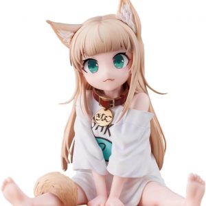 QAHEART Kinako Figuras de Kinako, figura de pintura original, lindo gato, belleza, niña, ilustración, anime, figura de acción, 5.5 in