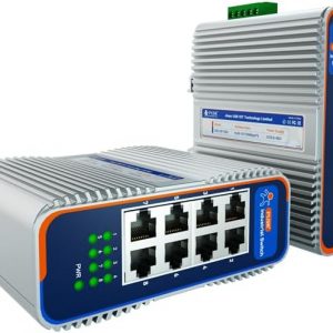 5 puertos con 10/100/1000Mbps Gigabit Industrial Ethernet Switch -40.0 °F ~ 185.0 °F Protección de iluminación 6KV Diseño a prueba de polvo IP40 Protección USR-ISG1005