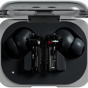 Nothing Ear (a) Auriculares inalámbricos, Auriculares con cancelación de ruido híbrida de 45dB, Audio de alta resolución, Ecualizador avanzado, Conexión dual, 6 micrófonos, Auriculares inalámbricos