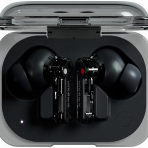Nothing Ear (a) Auriculares inalámbricos, Auriculares con cancelación de ruido híbrida de 45dB, Audio de alta resolución, Ecualizador avanzado, Conexión dual, 6 micrófonos, Auriculares inalámbricos