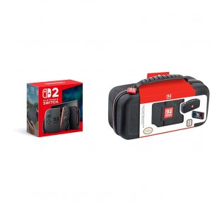 Nintendo Switch 2 System with Game Traveler Deluxe Licensed System Case - Console Bundle with 12-Game Storage and Protective Carrying Case