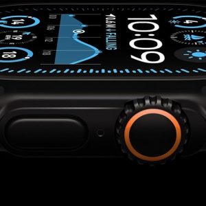Apple Reloj Ultra 2 (GPS + Cellular, 1.929 in) - Caja de titanio negro con correa Black Ocean (renovada)
