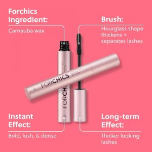 ForChics Lash Growth and Volume Duo - Growth Serum + Nourishing Mascara | 24/7 Lash Transformation System - Prostaglandin-Free, Hormone-Free - Instant Volume + Long-Term Growth