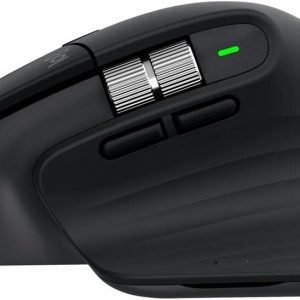 Logitech MX Master 3S - Wireless Performance Mouse with Ultra-Fast Scrolling, Ergo, 8K DPI, Track on Glass, Quiet Clicks, USB-C, Bluetooth, Windows, Linux, Chrome (Black)