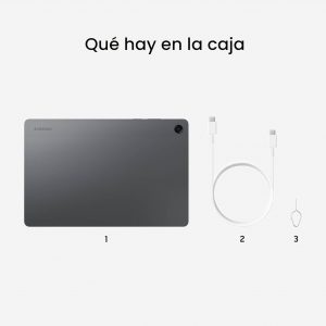 Samsung Galaxy Tab A11+ 8 GB de RAM, 256 GB de almacenamiento, rendimiento optimizado, batería de larga duración, almacenamiento ampliable, pantalla grande, altavoces Dolby Atmos, asistencia AI, delgado, ligero, 2 años de garantía, gris