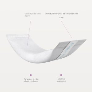 Frida Mom 2 en 1 - almohadillas femeninas posparto, absorbentes, hielo perineal | paquetes de terapia de frío instantáneo y almohadilla absorbente de maternidad en una almohadilla lista para usar para después del nacimiento