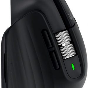 Logitech MX Master 3S - Wireless Performance Mouse with Ultra-Fast Scrolling, Ergo, 8K DPI, Track on Glass, Quiet Clicks, USB-C, Bluetooth, Windows, Linux, Chrome (Black)