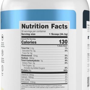 Transparent Labs Proteína de suero aislada alimentada a pasto - Proteína en polvo de suero con sabor natural, sin gluten, con 28 g de proteína por porción y 9 aminoácidos - 30 porciones, vainilla