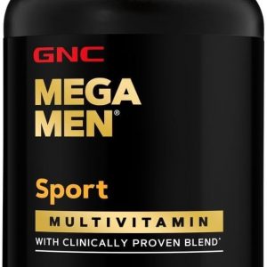 GNC Mega Men Sport Multivitamínico | Rendimiento, función muscular y salud general | 180 unidades