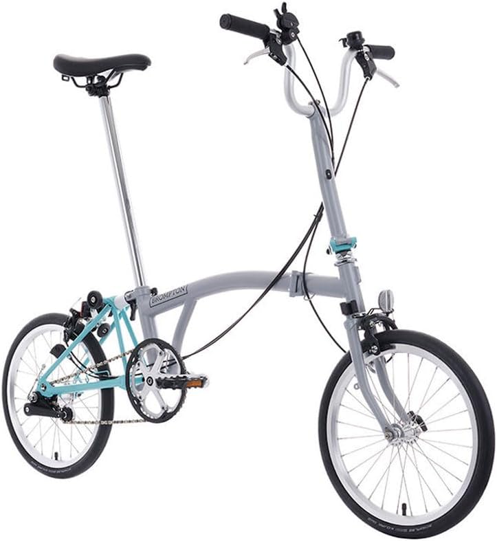 Brompton Folding Commuter Bike A Line 3-Speed | Compact, Lightweight, Urban Bike for Adults
