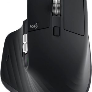 Logitech MX Master 3S - Wireless Performance Mouse with Ultra-Fast Scrolling, Ergo, 8K DPI, Track on Glass, Quiet Clicks, USB-C, Bluetooth, Windows, Linux, Chrome (Black)