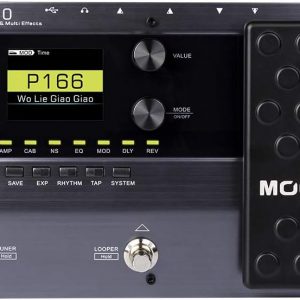 MOOER GE150 Pedal Multiefectos de Modelado de Amplificador de Guitarra Eléctrica Procesador Portátil de Múltiples Efectos con Expresión y Carga IR para Espectáculos en Vivo, Transmisión en Vivo