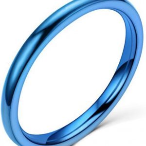 Jude Jewelers 1.5mm Stainless Steel Classical Plain Stackable Wedding Band Ring