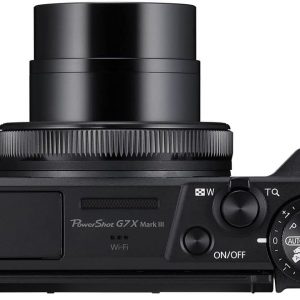 Canon PowerShot G7 X Mark III Digital Camera Bundle | 20.1MP 1-Inch Sensor, 4.2X Optical Zoom, 4K UHD Video, Wi-Fi & Bluetooth | Vlogging & Travel Camera with Bag and 64GB Card