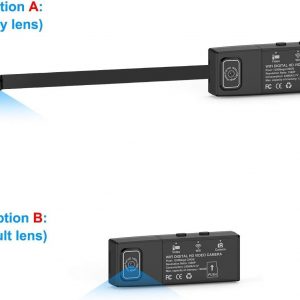 Mini cámara espía, WiFi 1080P, cámaras de seguridad inalámbricas portátiles, grabadora de video, cámaras IP, cámara de niñera con lente extendida DIY/detección de movimiento para monitoreo