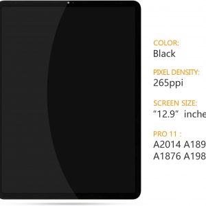 Pantalla LCD para iPad Pro 12.9 3ª generación/4ª generación de repuesto A1876 A1895 A1983 A2014 A2229 A2069 A2232 A2233 Original LCD Cristal Touch Digitalizador Kit de reemplazo con herramientas
