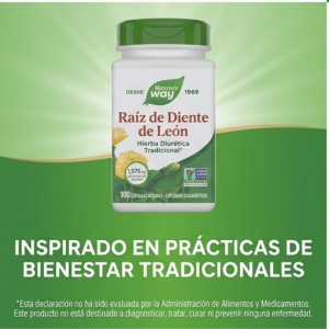 🌿 Diente de León Raíz (Dandelion) (Depuración profunda · Hígado · Digestión y líquidos) 📦 Contenido: 100 cápsulas ⭐ Suplemento herbal a base de raíz de diente de león, ideal para apoyar la función hepática, la digestión y la eliminación de líquidos de forma natural.